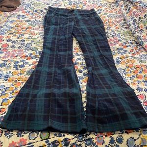 Plaid bell bottoms